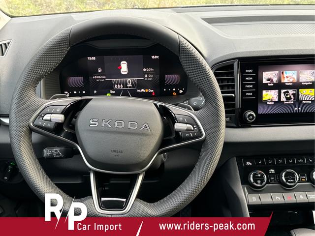 Skoda / Karoq / Silber / / / AHK+el.HECKKLAPPE+KAMERA+PDC+KESSY+ACC