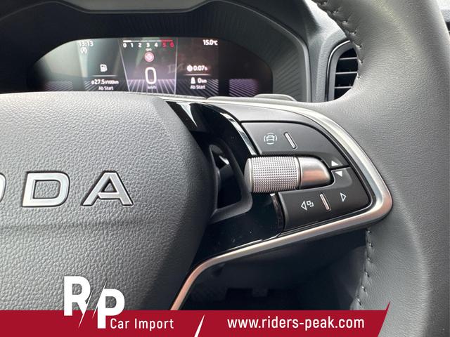 Skoda / Karoq / Grau / / / AHK+KAMERA+EL. HECKKL.+SHZ+ACC+KESSY+18''ALU