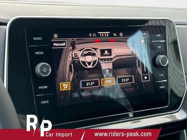 Volkswagen / T-Cross / Schwarz / / / AHK+KAMERA+IQ-LIGHT+SUNSET+PDC+18 LM, Beispielbilder, ggf. teilweise mit Sonderausstattung