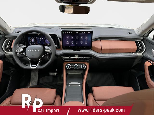 Skoda / Kodiaq / Wei&szlig; / / / LEDER+AHK+PANO+MATRIX+360 KAM+eHK+20 LM, Beispielbilder, ggf. teilweise mit Sonderausstattung