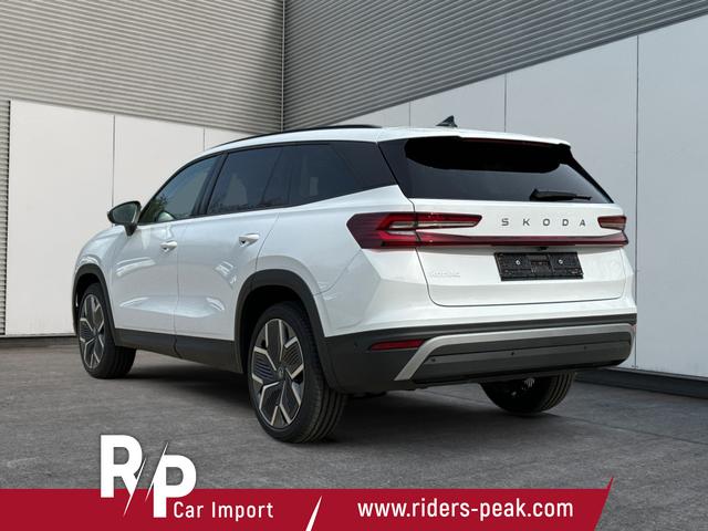 Skoda / Kodiaq / Wei&szlig; / / / LEDER+AHK+PANO+MATRIX+360 KAM+eHK+20 LM, Beispielbilder, ggf. teilweise mit Sonderausstattung