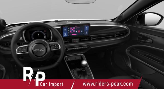 Fiat 600 Street Klimaaut. LED CarP PDC Keyl 18Z Black 
