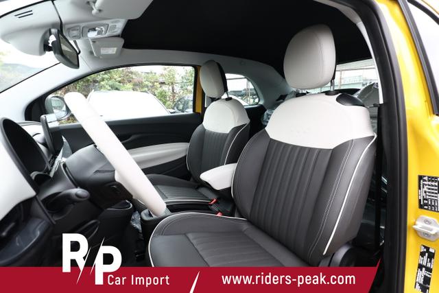 Fiat 500C 500 Cabrio La Prima Nav Keyl SHZ 17Z Kam LED Car 