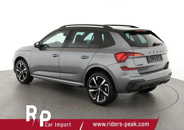 Skoda Kamiq Monte Carlo 1.0 TSI DSG Carlo, AHK, Navi, Kamera, el. Klappe, Pano, 18-Zoll, Ladeboden 