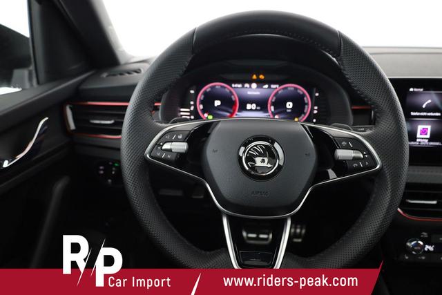 Skoda Kamiq Monte Carlo 1.0 TSI DSG Carlo, AHK, Navi, Kamera, el. Klappe, Pano, 18-Zoll, Ladeboden 