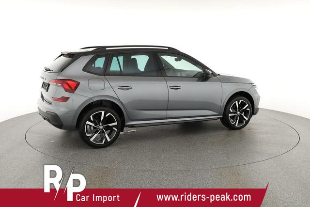 Skoda Kamiq Monte Carlo 1.0 TSI DSG Carlo, AHK, Navi, Kamera, el. Klappe, Pano, 18-Zoll, Ladeboden 