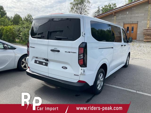 Ford Transit Custom 320 L2 AWD Trend Kombi 2.0 Allrad H1 Trend, 9-Sitzer, AHK, Navi, Heckflügeltüren 