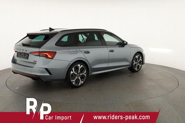 Skoda Octavia Combi RS 2.0 TSI DSG, Sonderlackierung, Pano, AHK, 19 Zoll, Canton, el. Klappe, Navi, Matrix, sofort 
