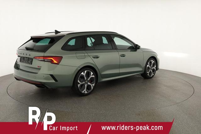 Skoda Octavia Combi RS 2.0 TSI DSG, Sonderlackierung, Pano, AHK, 19 Zoll, Canton, el. Klappe, Navi, Matrix, sofort 