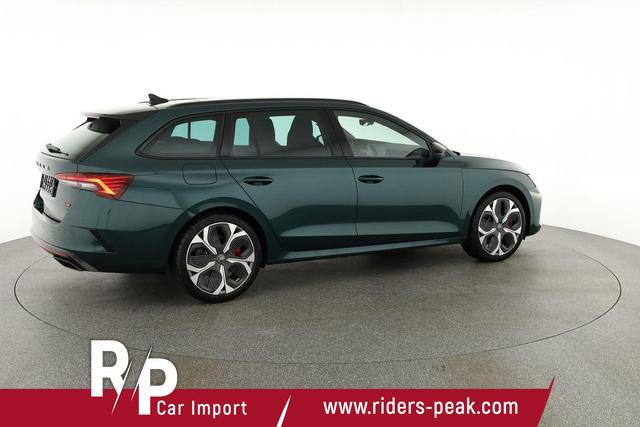 Skoda Octavia Combi RS 2.0 TSI DSG, Sonderlackierung, Pano, AHK, 19 Zoll, Canton, el. Klappe, Navi, Matrix, sofort 