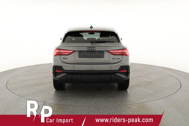 Audi Q3 Sportback 45 TFSI quattro S line qu S-LINE, AHK, Optik schwarz, Navi, Kamera, el. Klappe 