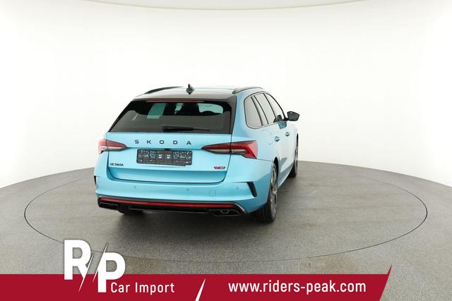 Skoda Octavia Combi RS 2.0 TSI DSG, Sonderlackierung, Pano, AHK, 19 Zoll, Canton, el. Klappe, Navi, Matrix, sofort 
