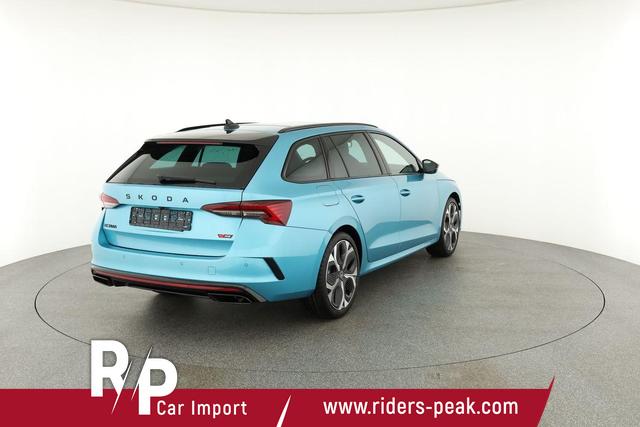 Skoda Octavia Combi RS 2.0 TSI DSG, Sonderlackierung, Pano, AHK, 19 Zoll, Canton, el. Klappe, Navi, Matrix, sofort 