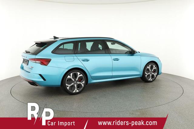 Skoda Octavia Combi RS 2.0 TSI DSG, Sonderlackierung, Pano, AHK, 19 Zoll, Canton, el. Klappe, Navi, Matrix, sofort 