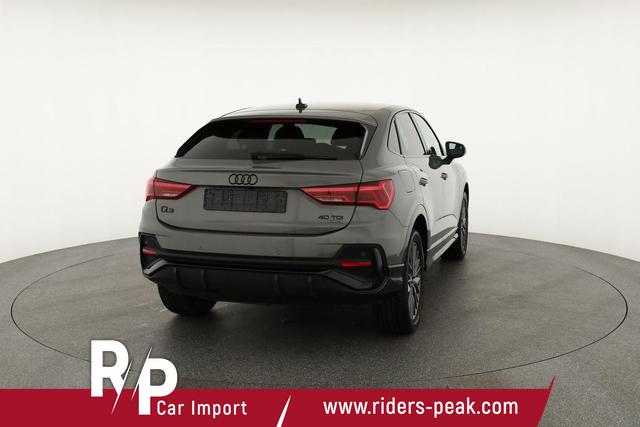 Audi Q3 Sportback 40 TDI quattro S line qu S-LINE, AHK, 19-Zoll, Optik schwarz, Navi, Kamera, el. Klappe 