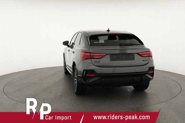Audi Q3 Sportback 40 TDI quattro S line qu S-LINE, AHK, 19-Zoll, Optik schwarz, Navi, Kamera, el. Klappe 
