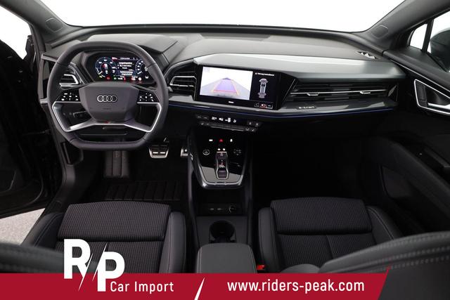 Audi Q4 e-tron 45 basis quattro S-LINE, Pano, AHK, 20-Zoll, Matrix, Optikpaket schwarz 