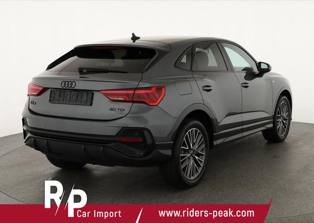 Audi Q3 Sportback 40 TDI quattro S line qu S-LINE, AHK, 19-Zoll, Optik schwarz, Navi, Kamera, el. Klappe, 4-J. Garantie 