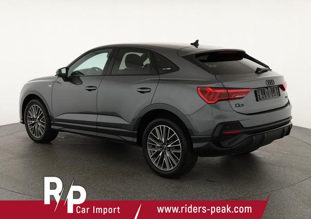 Audi Q3 Sportback 40 TDI quattro S line qu S-LINE, AHK, 19-Zoll, Optik schwarz, Navi, Kamera, el. Klappe, 4-J. Garantie 