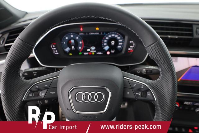 Audi Q3 Sportback 40 TDI quattro S line qu S-LINE, AHK, 19-Zoll, Optik schwarz, Navi, Kamera, el. Klappe, 4-J. Garantie 