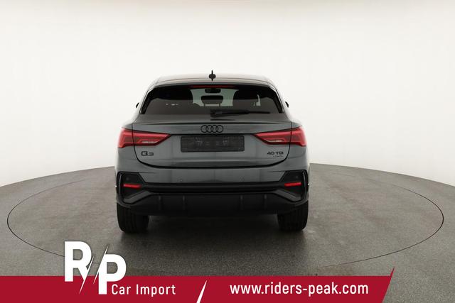 Audi Q3 Sportback 40 TDI quattro S line qu S-LINE, AHK, 19-Zoll, Optik schwarz, Navi, Kamera, el. Klappe, 4-J. Garantie 