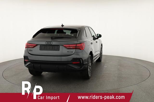 Audi Q3 Sportback 40 TDI quattro S line qu S-LINE, AHK, 19-Zoll, Optik schwarz, Navi, Kamera, el. Klappe, 4-J. Garantie 