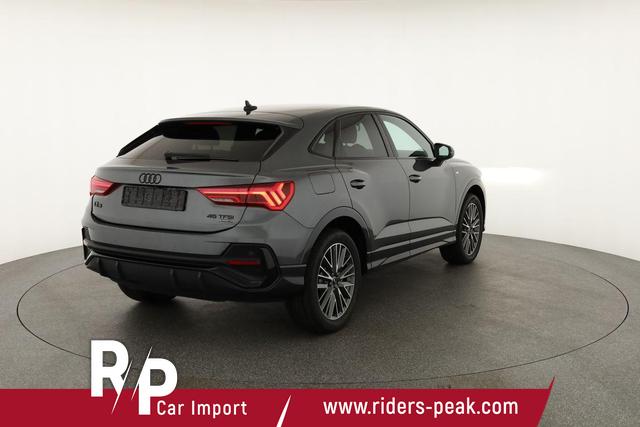 Audi Q3 Sportback 45 TFSI quattro S line qu S-LINE, AHK, 19-Zoll, Optik schwarz, Navi, Kamera, el. Klappe 