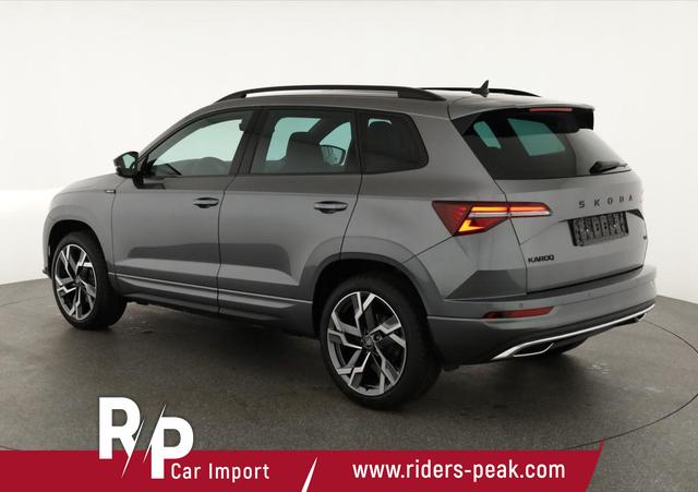 Skoda Karoq Sportline 4x4 2.0 TSI DSG Sportline, Pano, AHK, Navi, Teilleder, Side, 5 J.-Garantie 