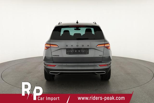 Skoda Karoq Sportline 4x4 2.0 TSI DSG Sportline, Pano, AHK, Navi, Teilleder, Side, 5 J.-Garantie 