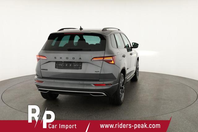 Skoda Karoq Sportline 4x4 2.0 TSI DSG Sportline, Pano, AHK, Navi, Teilleder, Side, 5 J.-Garantie 
