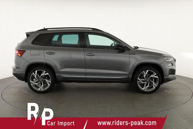Skoda Karoq Sportline 4x4 2.0 TSI DSG Sportline, Pano, AHK, Navi, Teilleder, Side, 5 J.-Garantie 