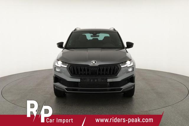 Skoda Karoq Sportline 4x4 2.0 TSI DSG Sportline, Pano, AHK, Navi, Teilleder, Side, 5 J.-Garantie 