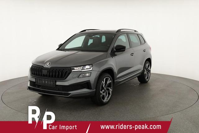 Skoda Karoq Sportline 4x4 2.0 TSI DSG Sportline, Pano, AHK, Navi, Teilleder, Side, 5 J.-Garantie 