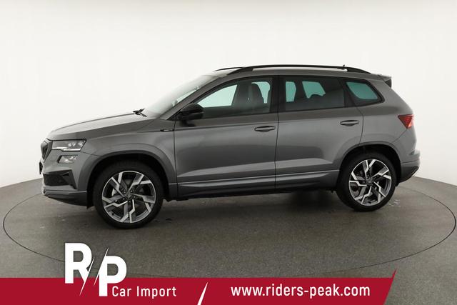 Skoda Karoq Sportline 4x4 2.0 TSI DSG Sportline, Pano, AHK, Navi, Teilleder, Side, 5 J.-Garantie 