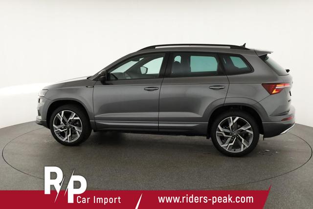 Skoda Karoq Sportline 4x4 2.0 TSI DSG Sportline, Pano, AHK, Navi, Teilleder, Side, 5 J.-Garantie 