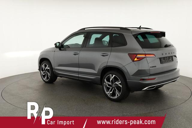Skoda Karoq Sportline 4x4 2.0 TSI DSG Sportline, Pano, AHK, Navi, Teilleder, Side, 5 J.-Garantie 