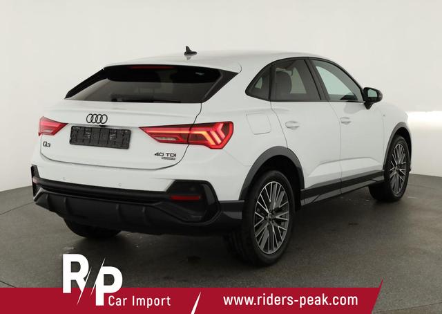 Audi Q3 Sportback 40 TDI quattro S line qu S-LINE, AHK, 19-Zoll, Optik schwarz, Navi, Kamera, el. Klappe 
