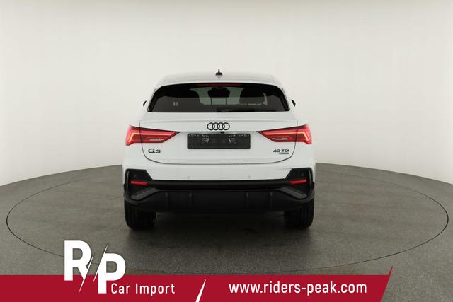 Audi Q3 Sportback 40 TDI quattro S line qu S-LINE, AHK, 19-Zoll, Optik schwarz, Navi, Kamera, el. Klappe 