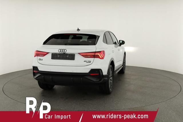 Audi Q3 Sportback 40 TDI quattro S line qu S-LINE, AHK, 19-Zoll, Optik schwarz, Navi, Kamera, el. Klappe 