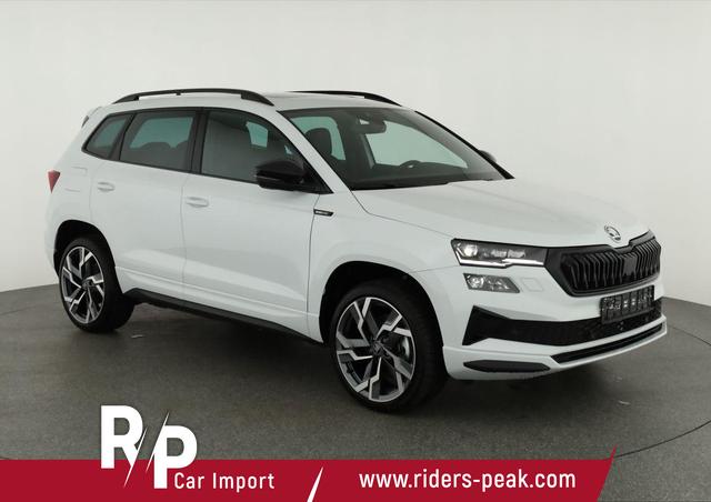 Skoda Karoq - Sportline 2.0 TDI DSG Sportline, Pano, AHK, Matrix, Teilleder, 5 J.-Garantie