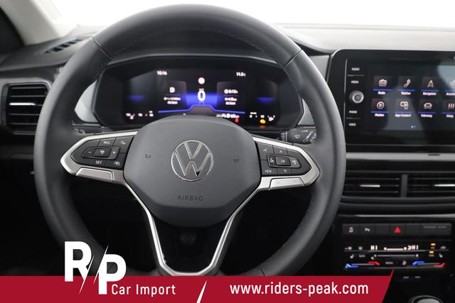 Volkswagen T-Cross 1.0 TSI 85 kW Life Life, AHK, Side, Kamera, 17-Zoll, Winterpaket, Climatronic 