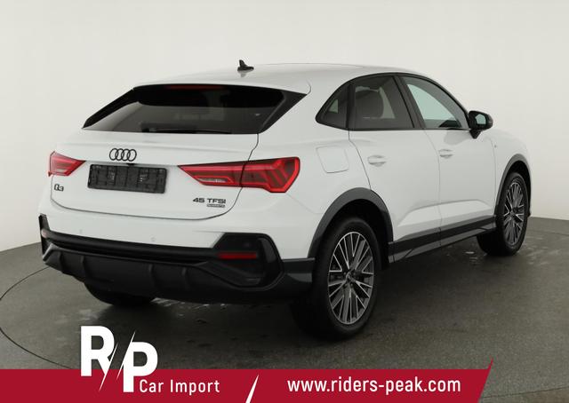 Audi Q3 Sportback 45 TFSI quattro S line qu S-LINE, Pano, AHK, 19-Zoll, Optik schwarz, Navi, Kamera, el. Klappe, 4-J. Garantie 