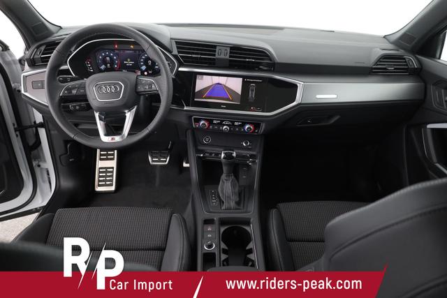 Audi Q3 Sportback 45 TFSI quattro S line qu S-LINE, Pano, AHK, 19-Zoll, Optik schwarz, Navi, Kamera, el. Klappe, 4-J. Garantie 