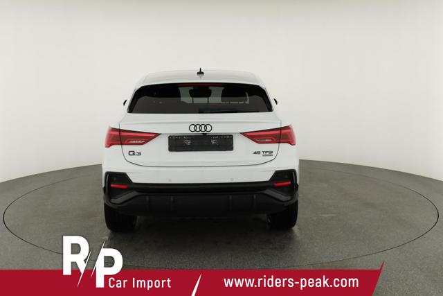 Audi Q3 Sportback 45 TFSI quattro S line qu S-LINE, Pano, AHK, 19-Zoll, Optik schwarz, Navi, Kamera, el. Klappe, 4-J. Garantie 