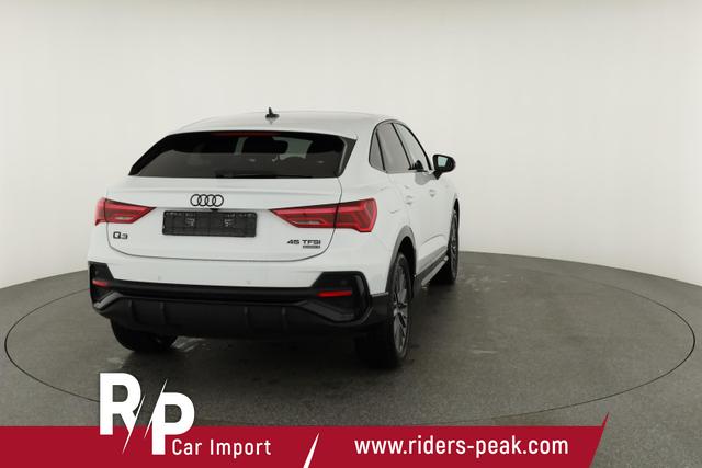 Audi Q3 Sportback 45 TFSI quattro S line qu S-LINE, Pano, AHK, 19-Zoll, Optik schwarz, Navi, Kamera, el. Klappe, 4-J. Garantie 