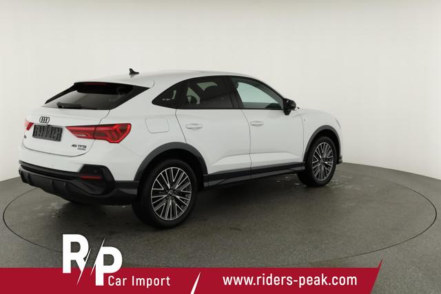Audi Q3 Sportback 45 TFSI quattro S line qu S-LINE, Pano, AHK, 19-Zoll, Optik schwarz, Navi, Kamera, el. Klappe, 4-J. Garantie 