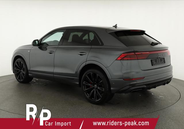 Audi Q8 50 TDI quattro qu S-LINE, Luft, Pano, B&O, 23-Zoll, AHK, Leder, AreaView, Optik schwarz 