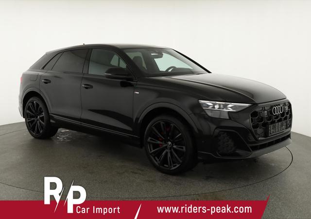 Audi Q8 50 TDI quattro qu S-LINE, Standheizung, HuD, Luft, Pano, B&O, 23-Zoll, AHK, Leder, AreaView, Optik schwarz 