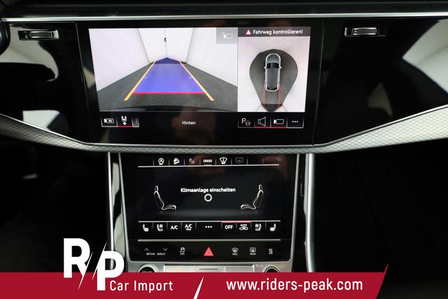 Audi Q8 50 TDI quattro qu S-LINE, Standheizung, HuD, Luft, Pano, B&O, 23-Zoll, AHK, Leder, AreaView, Optik schwarz 