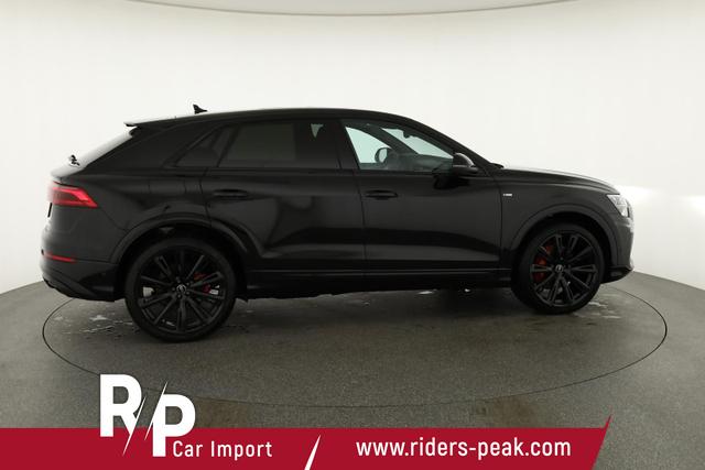 Audi Q8 50 TDI quattro qu S-LINE, Standheizung, HuD, Luft, Pano, B&O, 23-Zoll, AHK, Leder, AreaView, Optik schwarz 